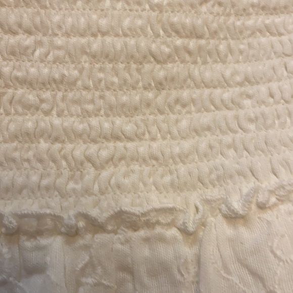 American Eagle White Tiered Eyelet Skirt - Picture 4 of 7